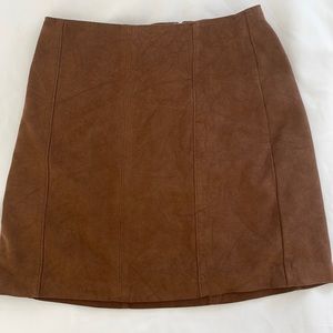 Abercrombie & Fitch Women’s S Vegan Suede Skirt